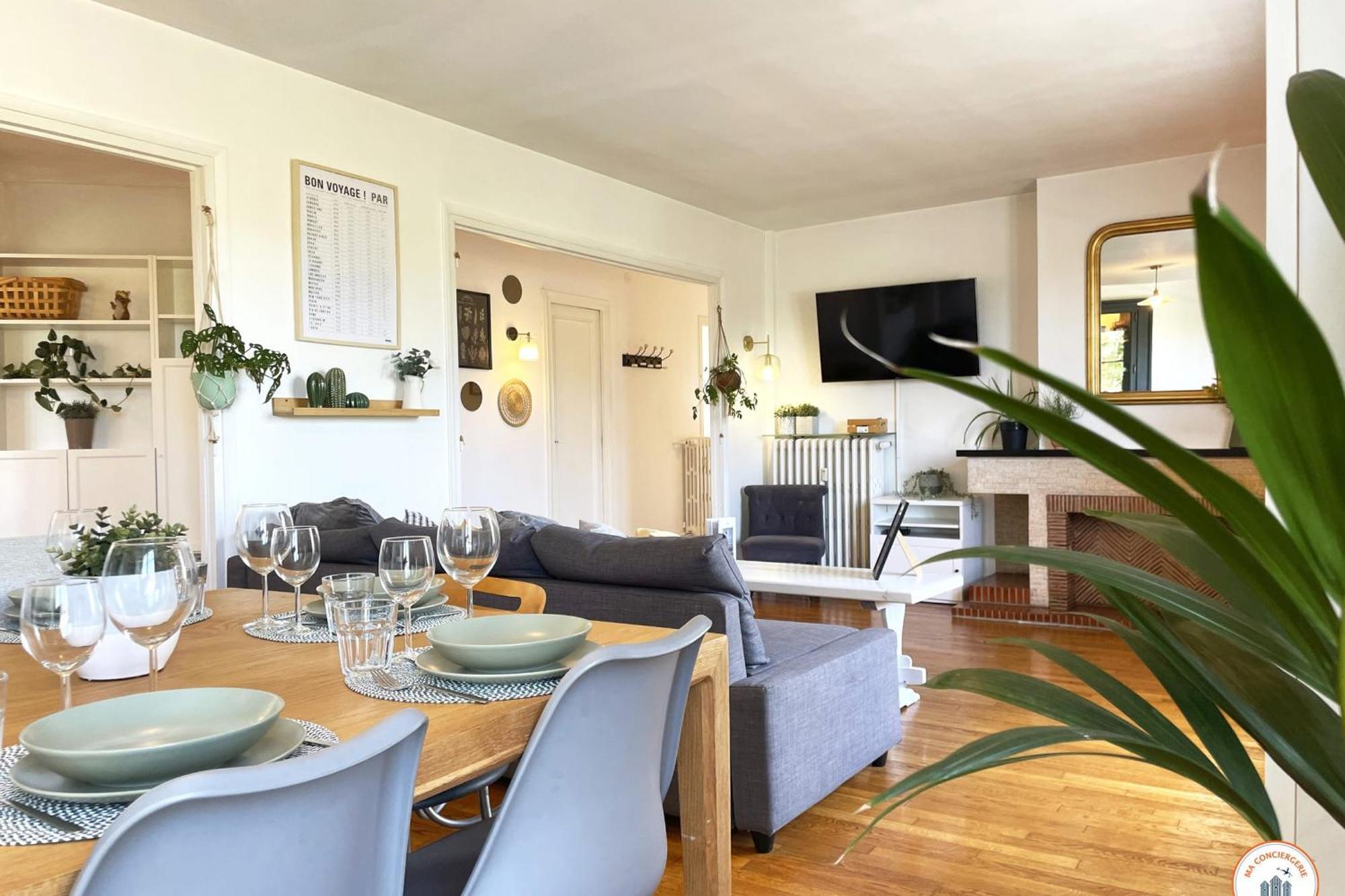 קאין Le Penthouse - Vue Centre Ville, Proche Gare Sncf מראה חיצוני תמונה
