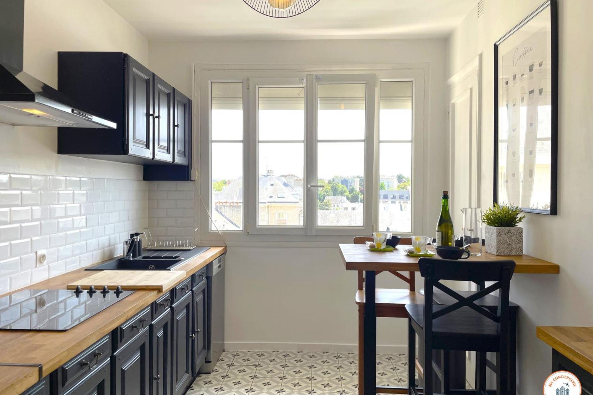 קאין Le Penthouse - Vue Centre Ville, Proche Gare Sncf מראה חיצוני תמונה