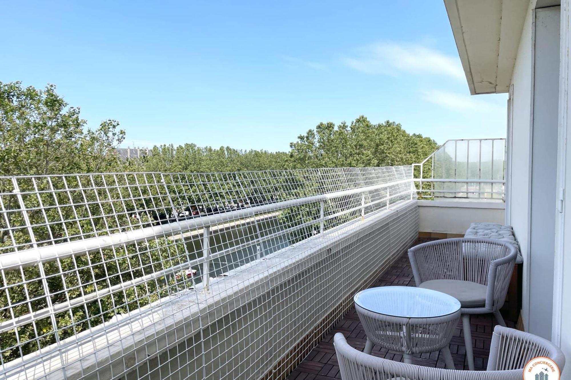 קאין Le Penthouse - Vue Centre Ville, Proche Gare Sncf מראה חיצוני תמונה