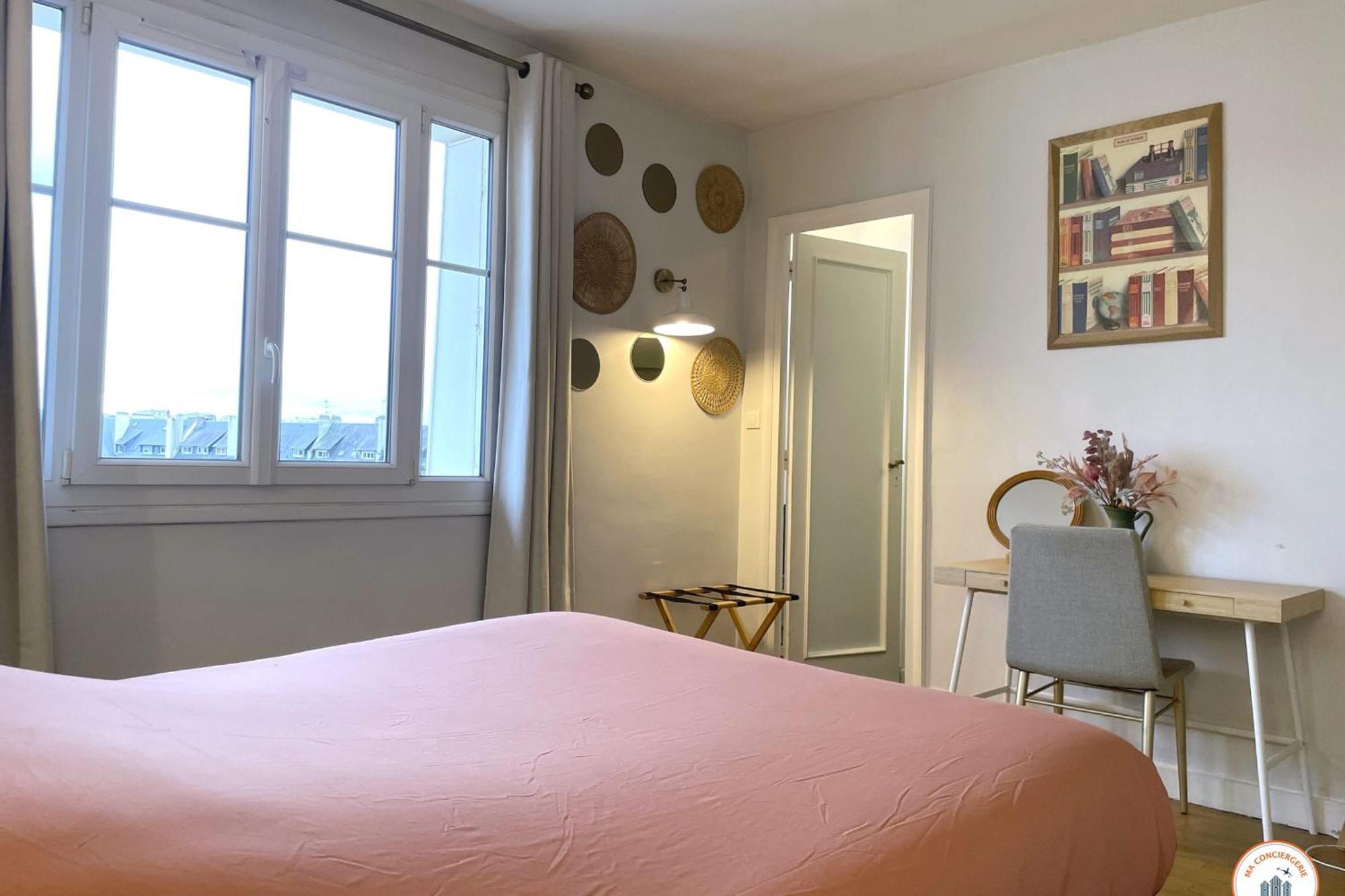 קאין Le Penthouse - Vue Centre Ville, Proche Gare Sncf מראה חיצוני תמונה